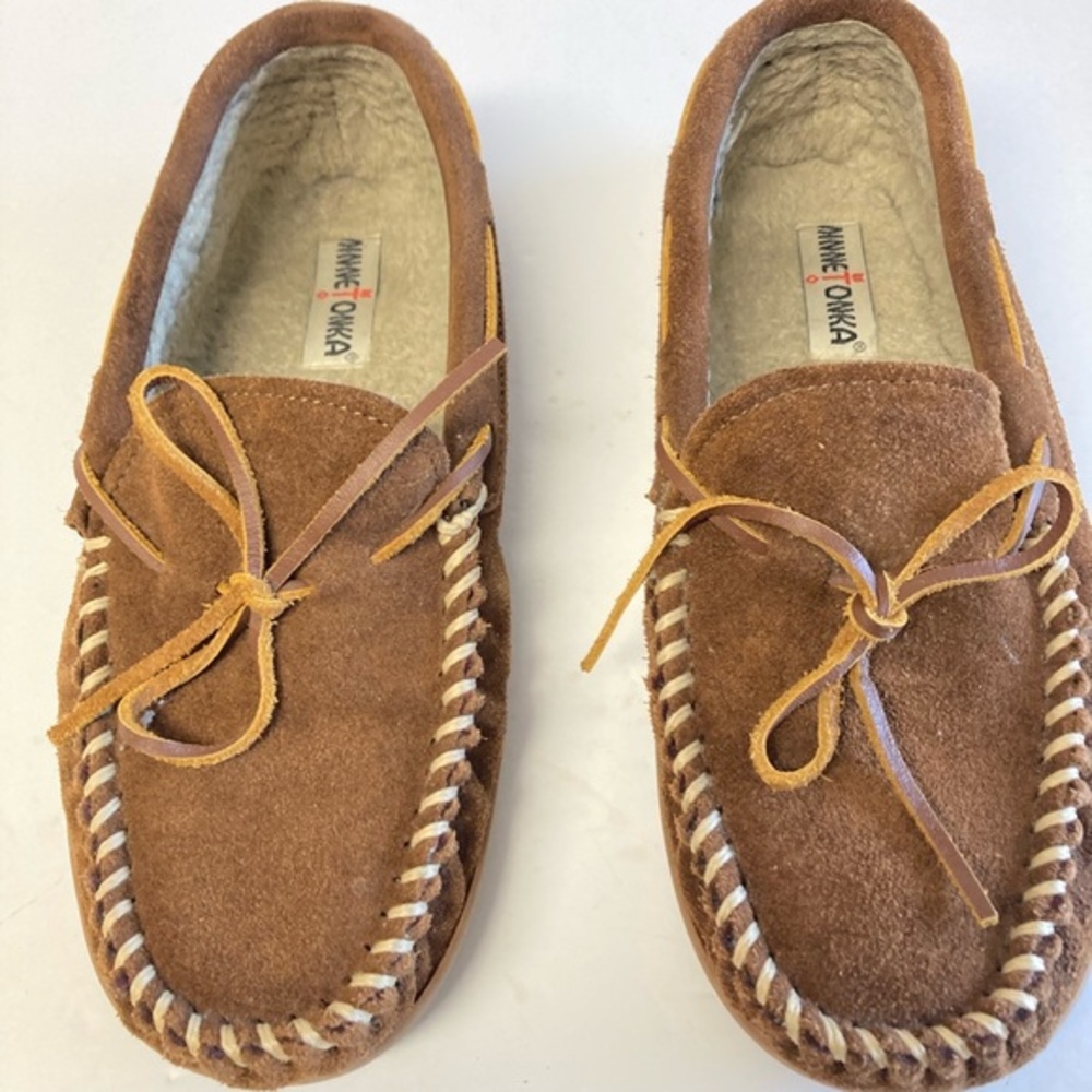 Minnetonka‎ Men's Brown Moccasins